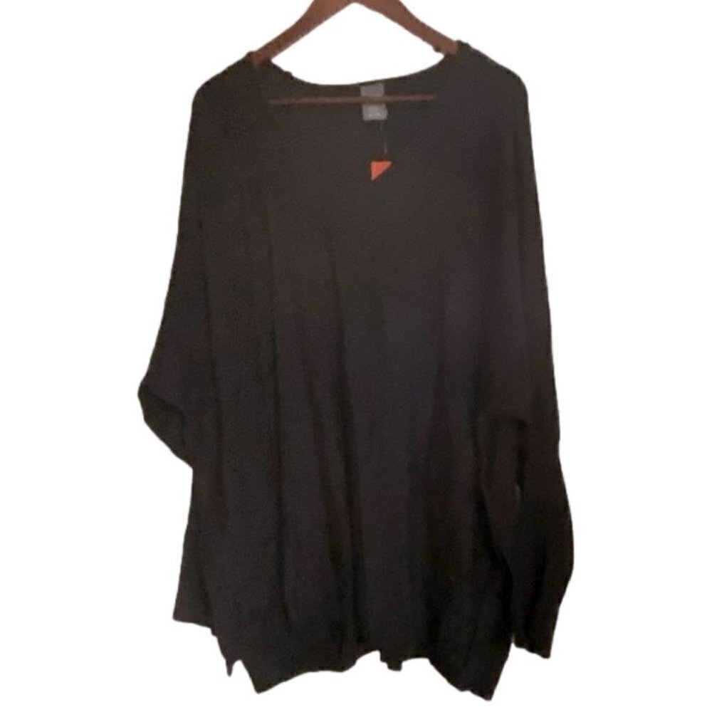 Joe Fresh Active (NEW With Tags) Long Sleeved Black Sweater, Size XL